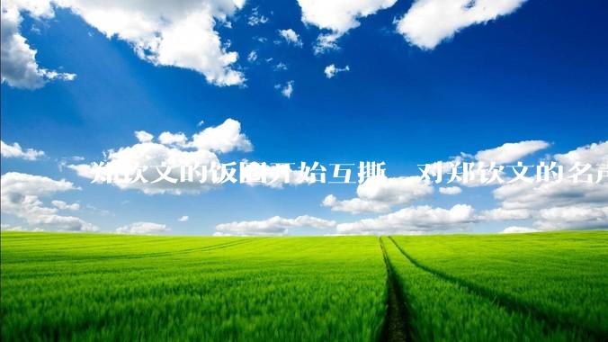 郑钦文的饭圈开始互撕，对郑钦文的名声有什么影响？郑钦文超话是否应该关闭?