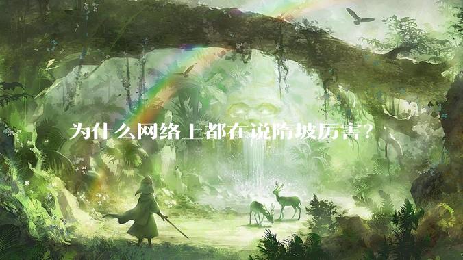 为什么网络上都在说隋坡厉害？