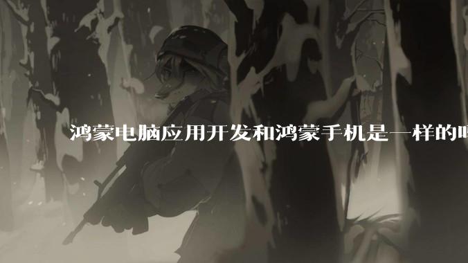 鸿蒙电脑应用开发和鸿蒙手机是一样的吗？