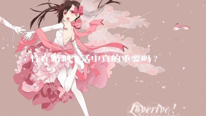 性在婚姻生活中真的重要吗?